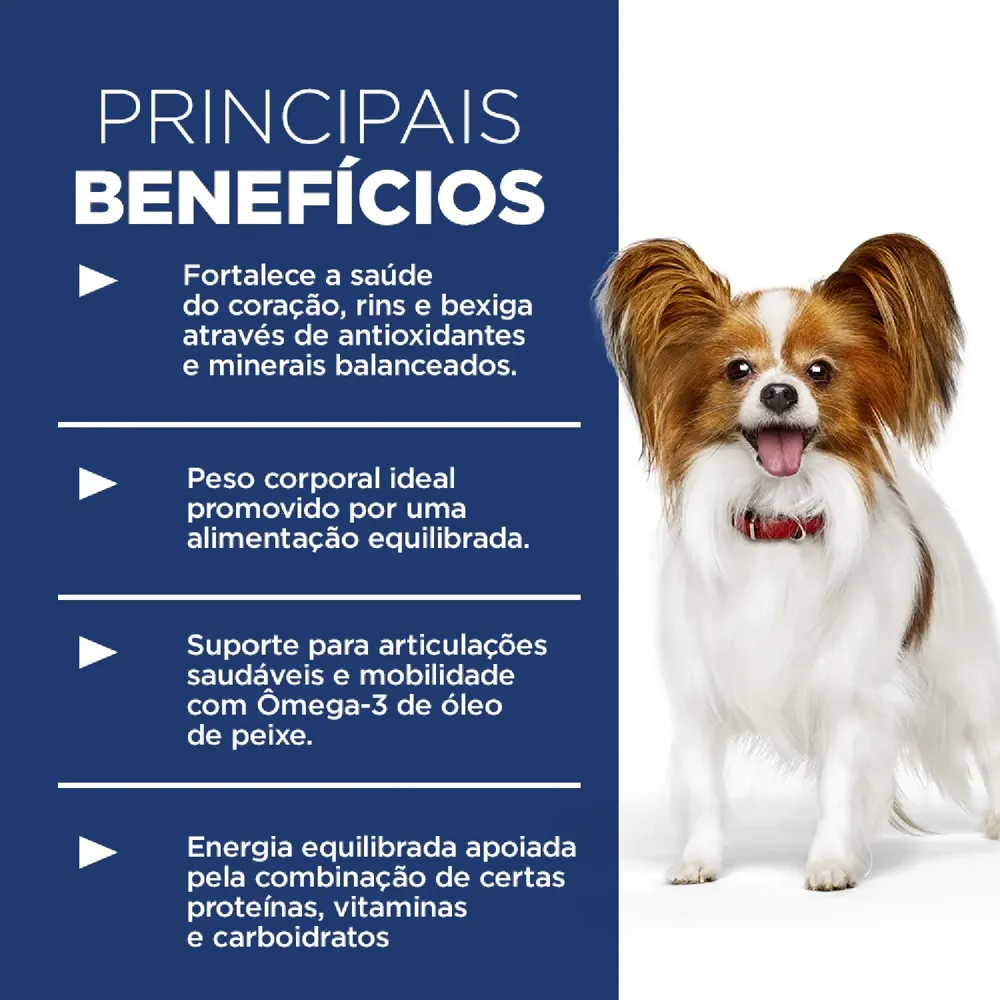 Ração Hill's Science Diet Light com Baixas Calorias Cães Adultos Pequenos e Mini Sabor Frango — foto 3