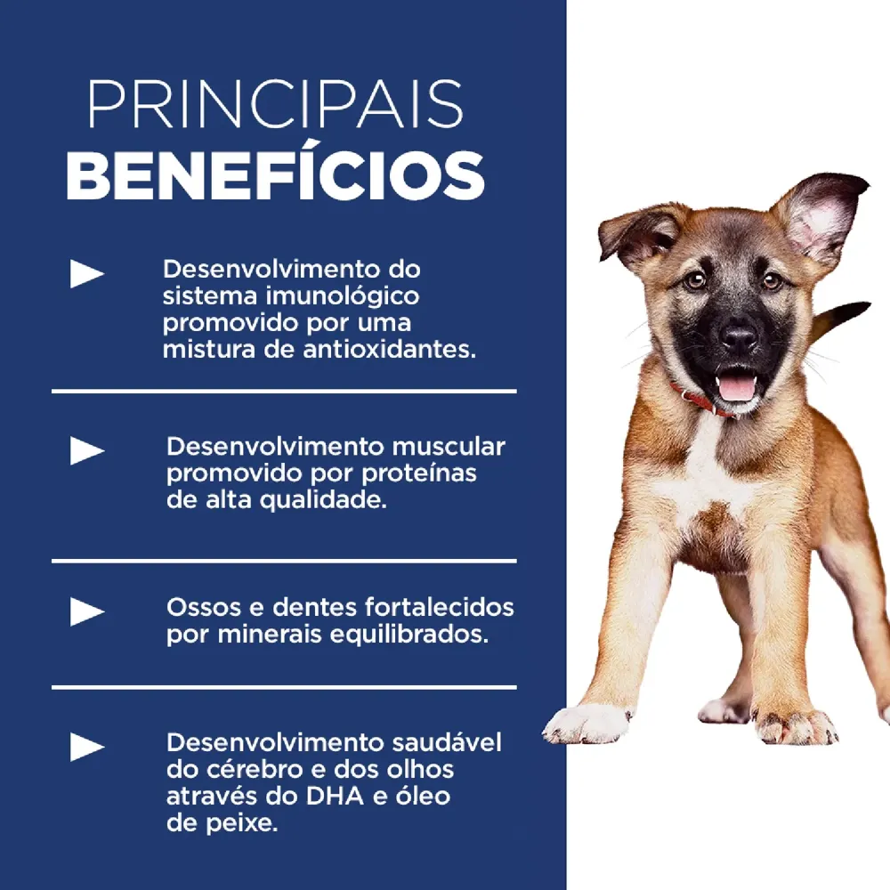 Ração Hill's Science Diet Cães Filhotes Raças Grandes Sabor Frango — foto 4