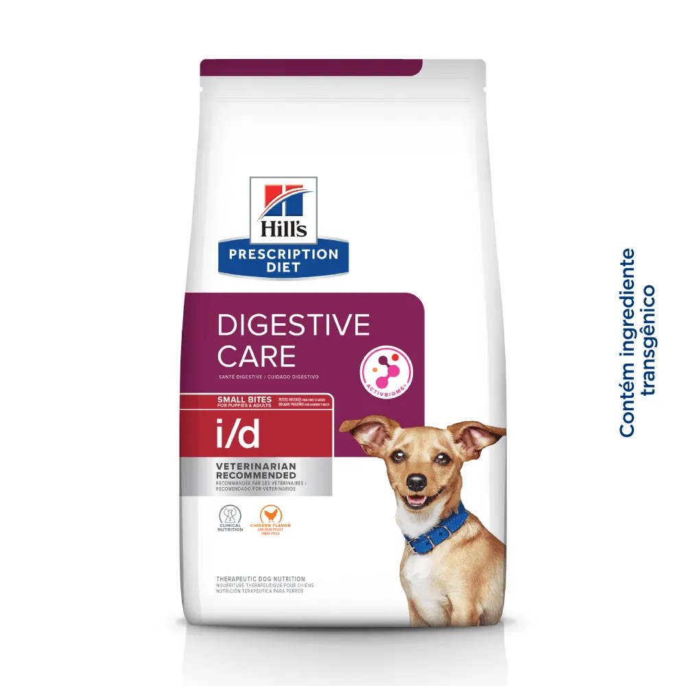 Ração Hill's Prescription Diet I/D Cães Adultos Cuidado Gastrointestinal Pedaços Pequenos — foto 3