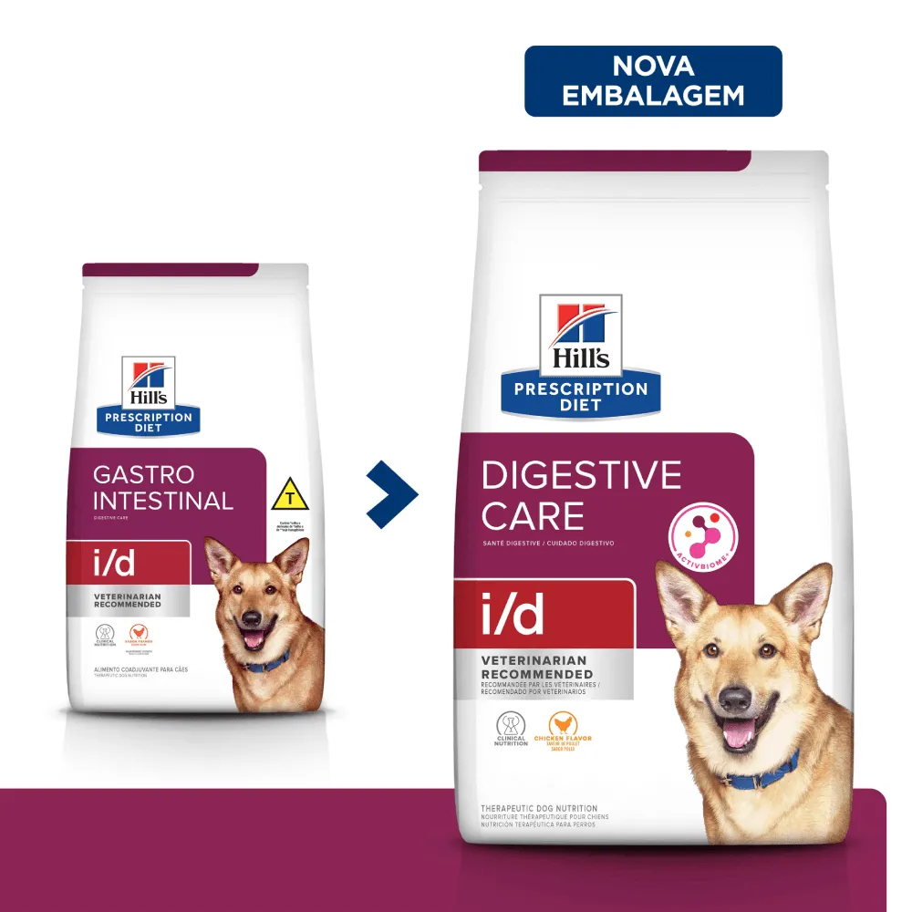 Ração Hill's Prescription Diet I/D Cães Adultos Cuidado Gastrointestinal — foto 2