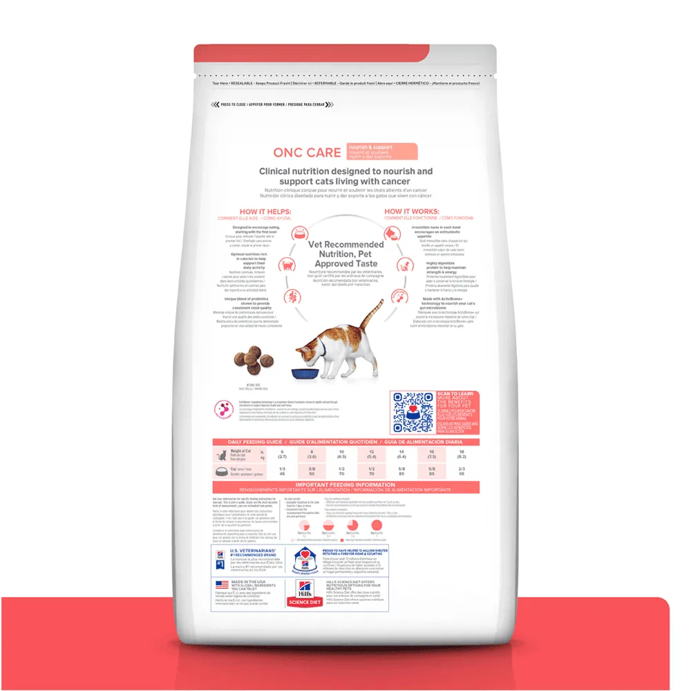 Ração Hill's Prescription Diet Gatos ONC Care Cuidado Oncológico — foto 3
