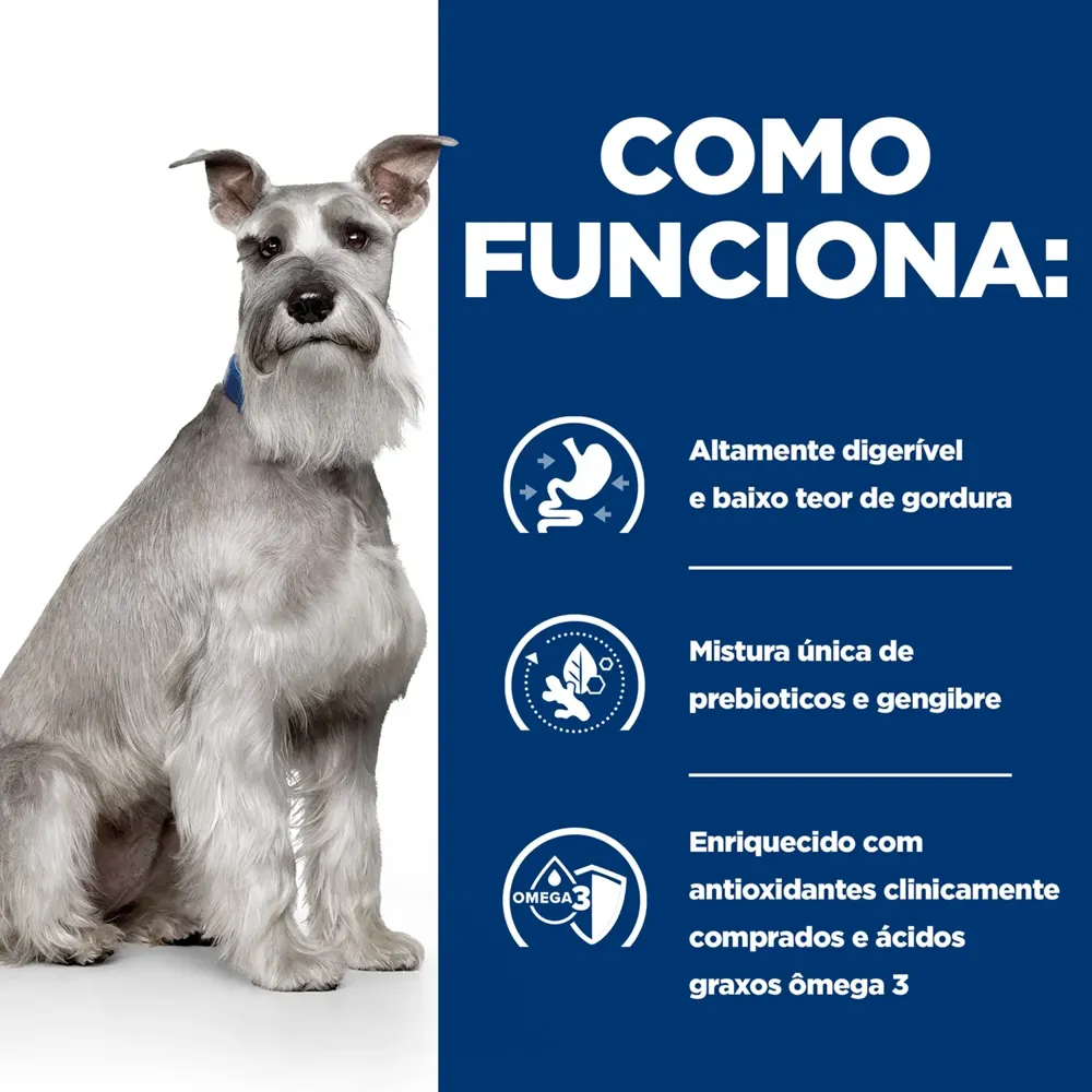 Ração Hill's Prescription Diet I/D Cães Cuidado Gastrointestinal com Baixa Caloria — foto 3