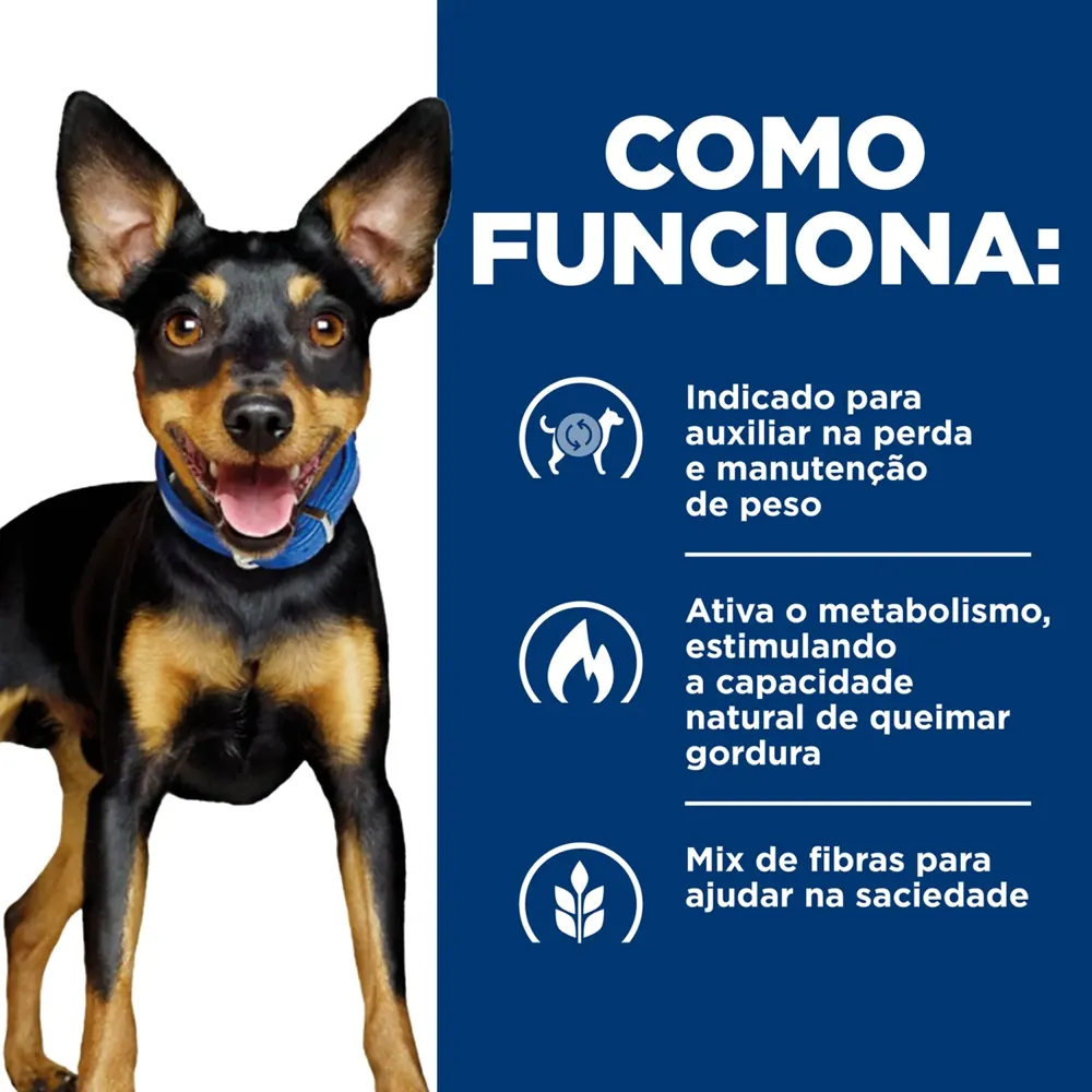 Ração Hill's Prescription Diet Metabolic Obesidade Cães Pedaços Pequenos — foto 3