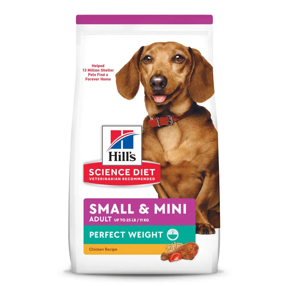 Ração Hill's Science Diet Peso Perfeito para Cães Adultos Pequenos e Mini Sabor Frango