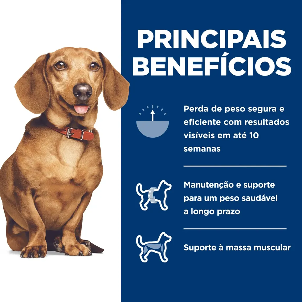 Ração Hill's Science Diet Peso Perfeito para Cães Adultos Pequenos e Mini Sabor Frango — foto 3