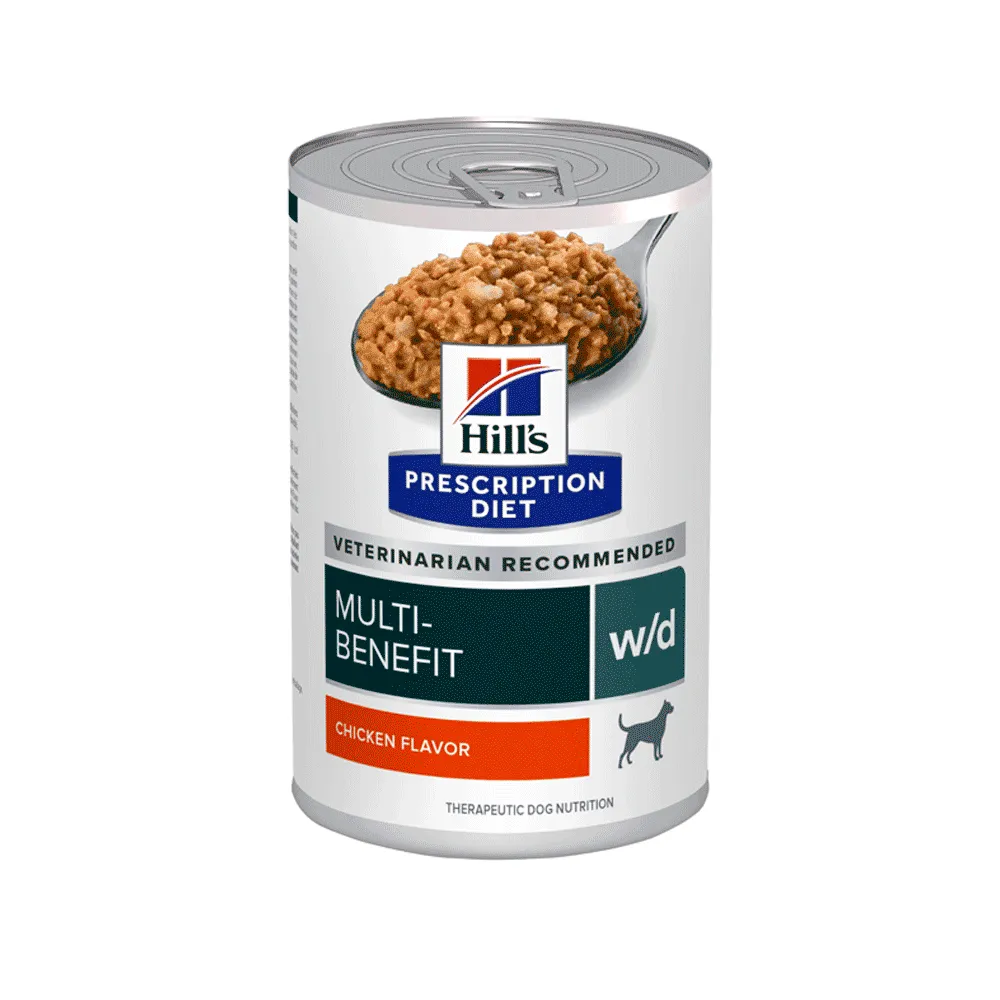 Ração Úmida Hill's Prescription Diet W/D Cães Adultos Controle do Peso e Glicêmico