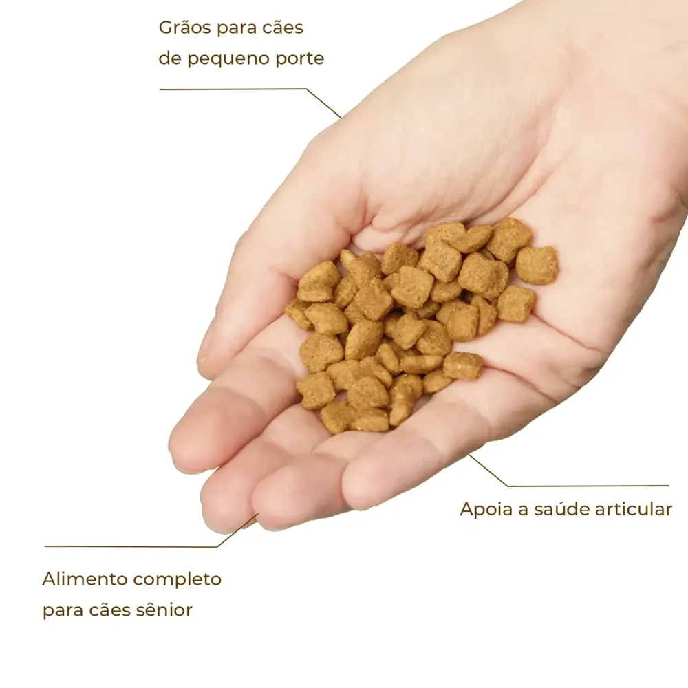Ração Joy High Premium Cães Sênior Raças Pequenas Frango e Carne — foto 3