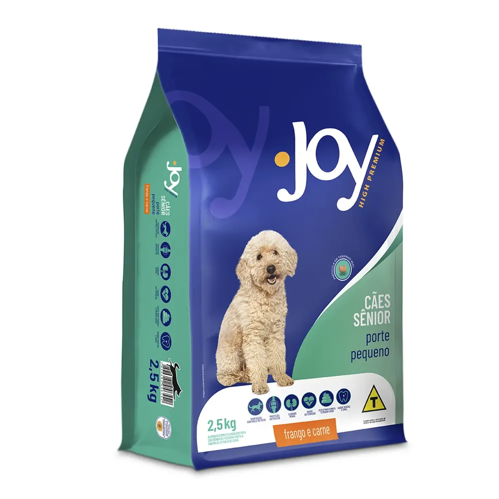 Ração Joy High Premium Cães Sênior Raças Pequenas Frango e Carne — foto 5