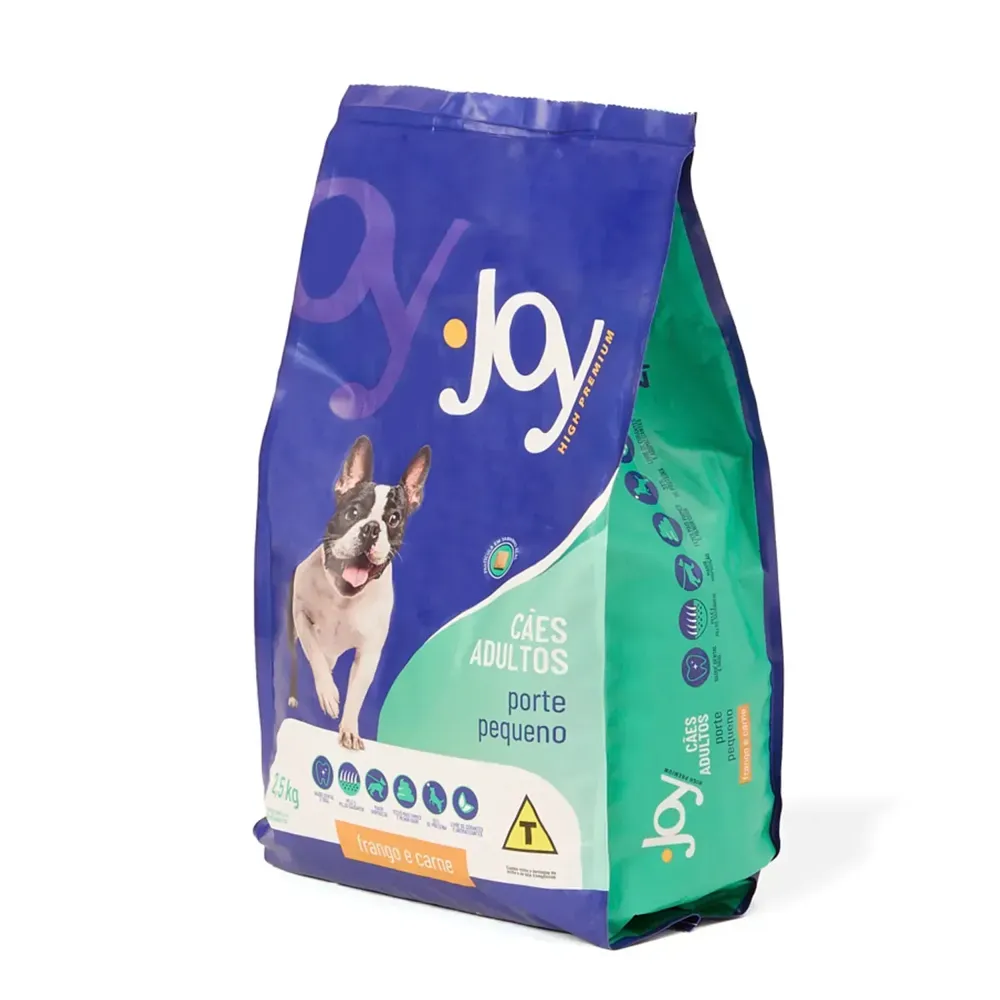 Ração Joy High Premium Cães Adultos Raças Pequenas Frango e Carne — foto 3