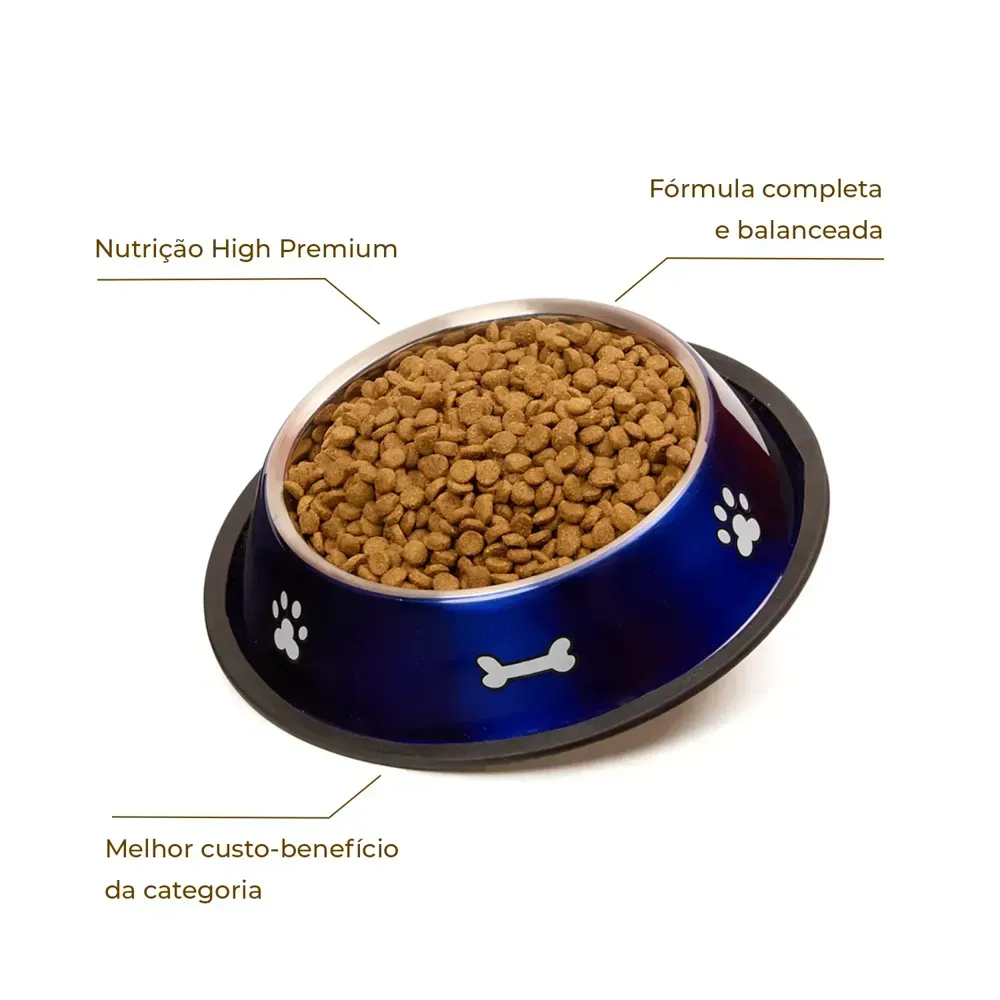 Ração Joy High Premium Cães Filhotes Raças Médias e Grandes Frango e Carne — foto 4