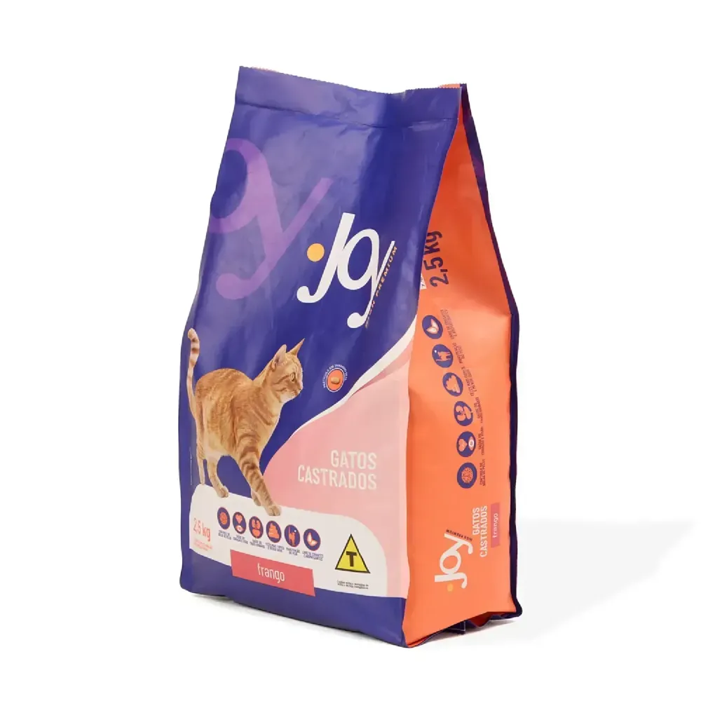 Ração Joy High Premium para Gatos Castrados Frango — foto 3