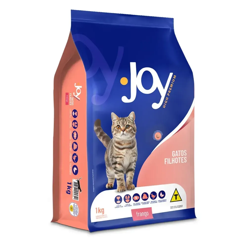 Ração Joy High Premium para Gatos Filhotes Frango