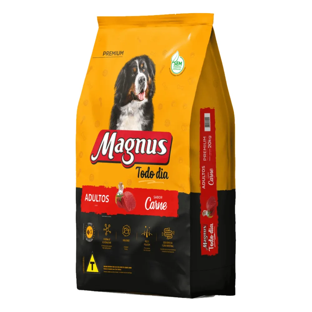 Ração Magnus Todo Dia Cães Adultos Carne — foto 2