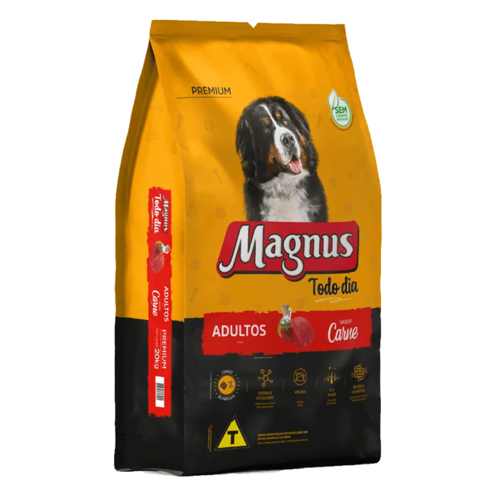 Ração Magnus Todo Dia Cães Adultos Carne — foto 3