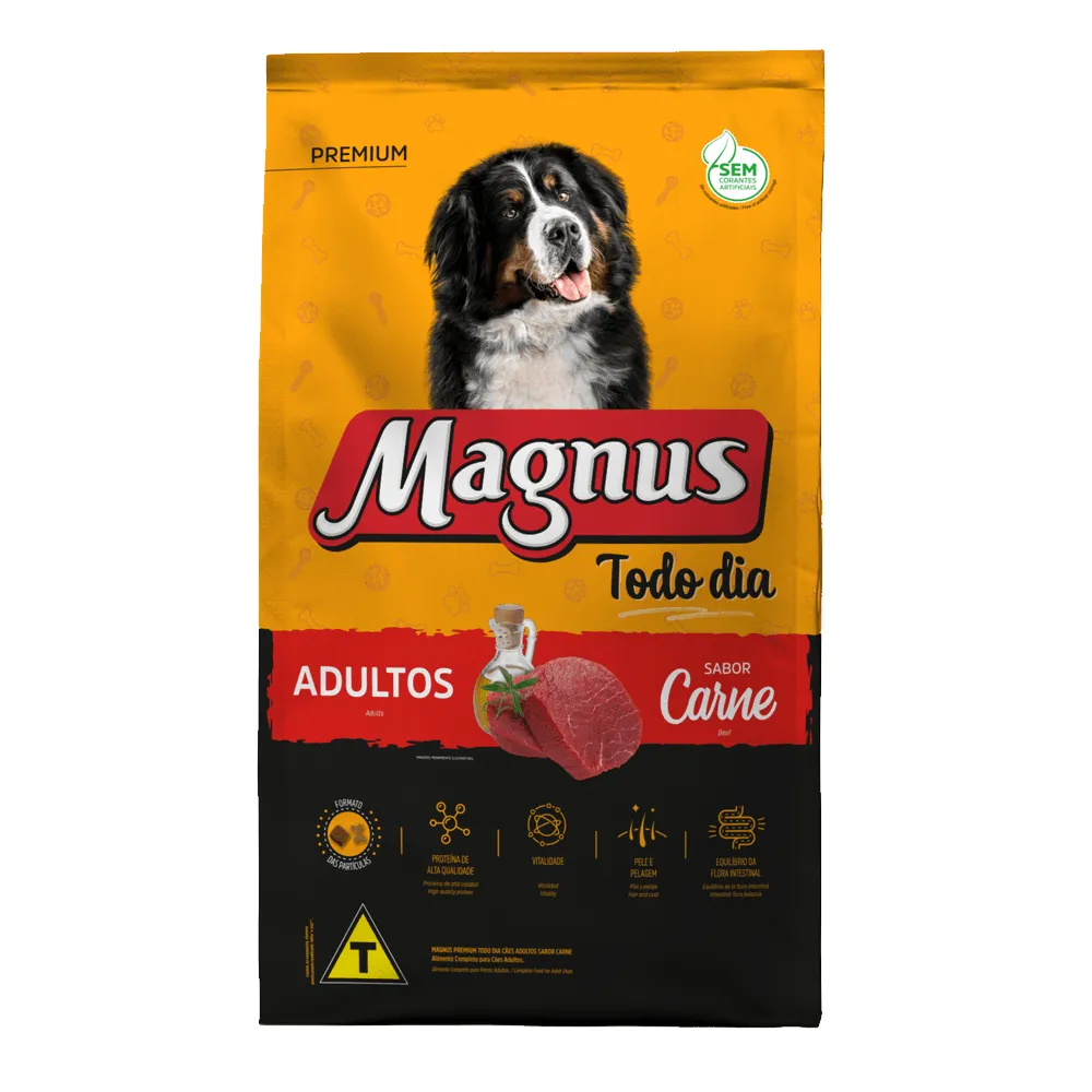 Ração Magnus Todo Dia Cães Adultos Carne — foto 5