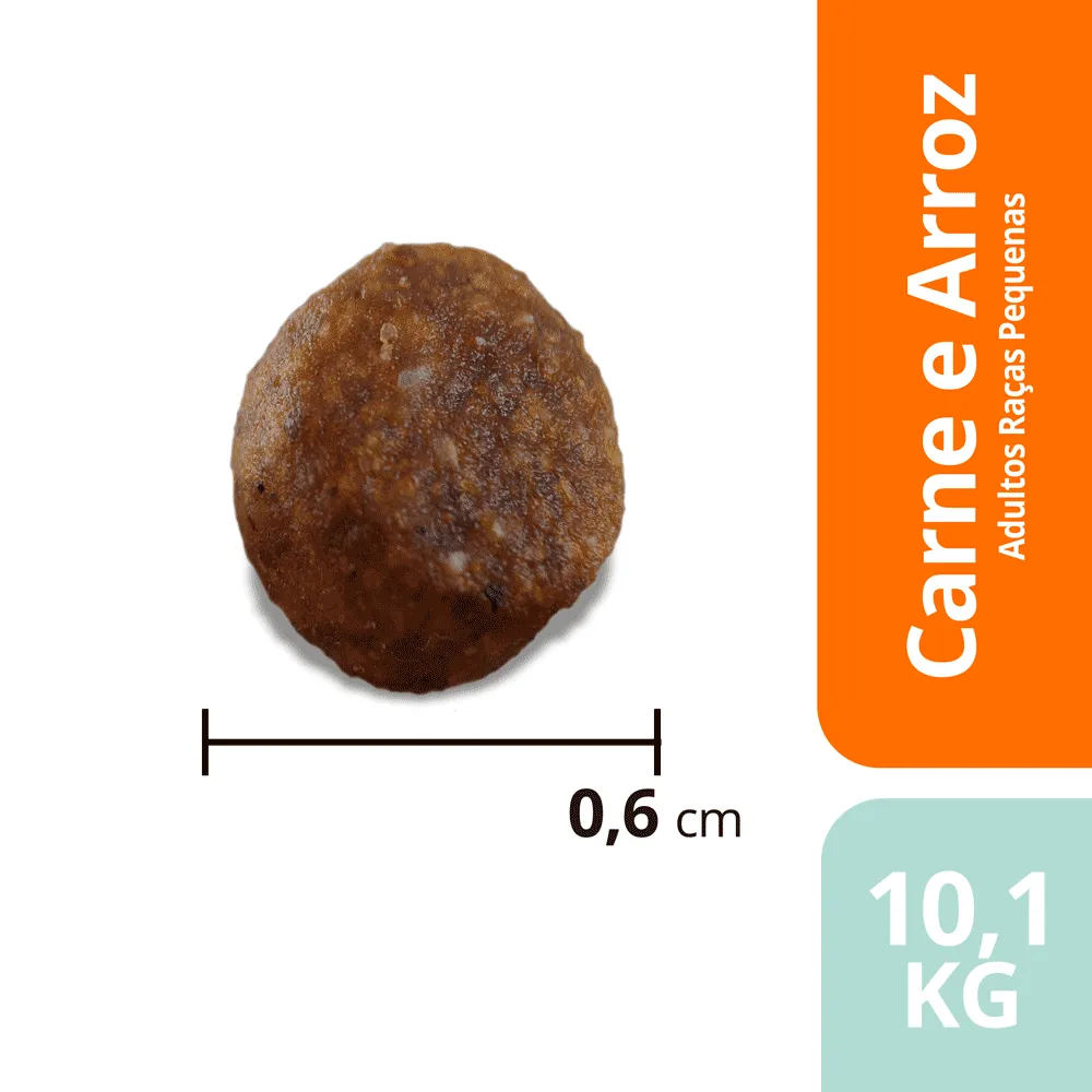 Ração Max para Cães Adultos Raças Pequenas Carne e Arroz — foto 3