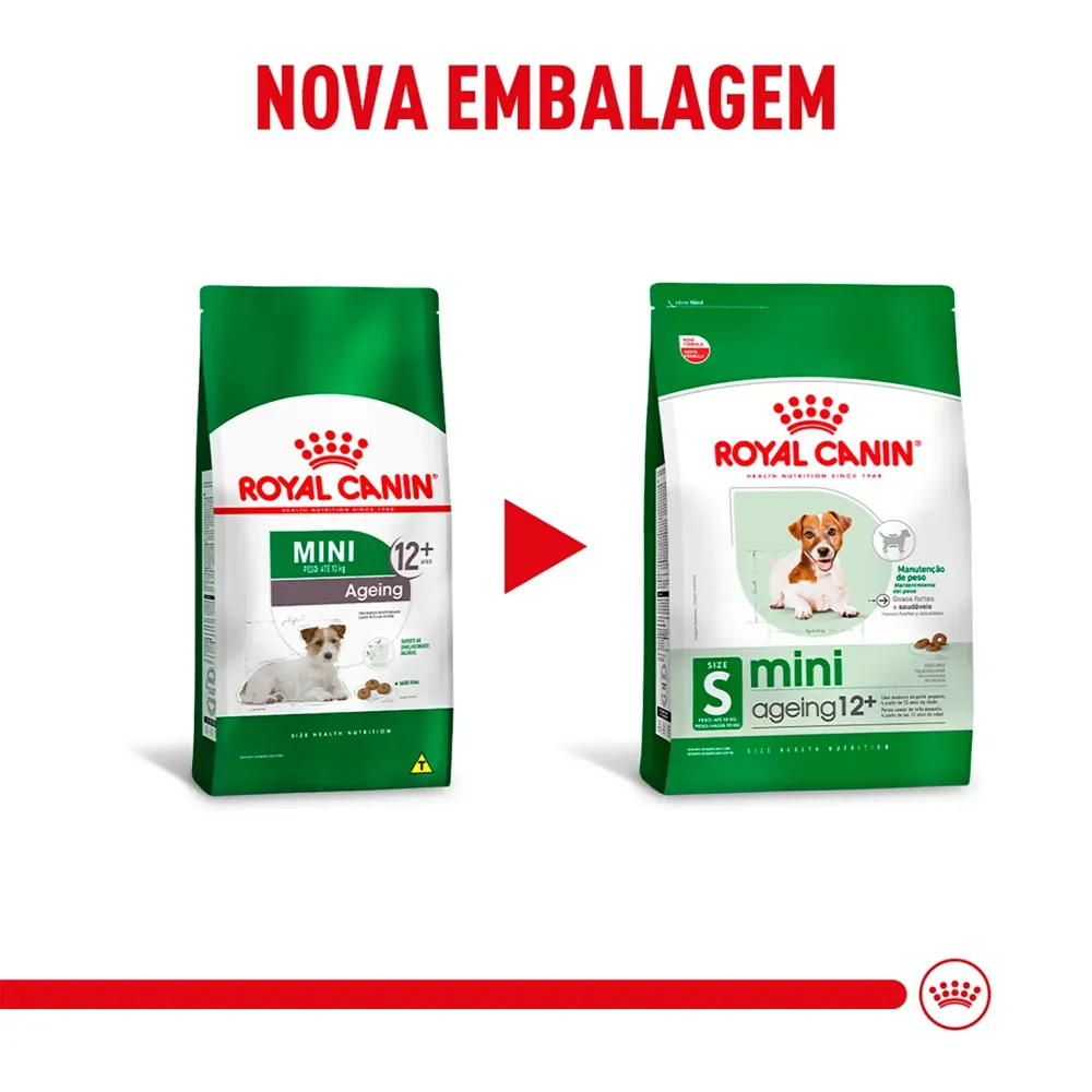 Ração Royal Canin Mini Ageing 12+ Cães Idosos — foto 2