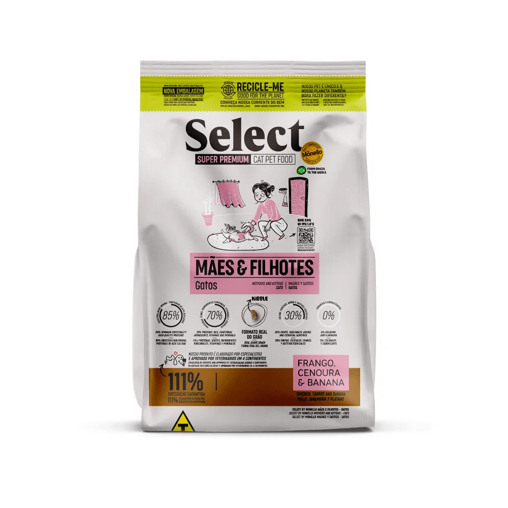 Ração Monello Select Gatos Mães e Filhotes — foto 2