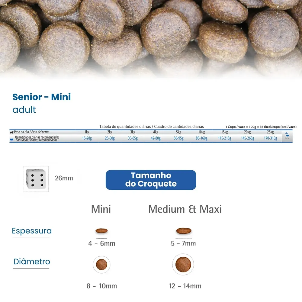 Ração N&D Ancestral Grain Cães Senior Mini Frango — foto 3