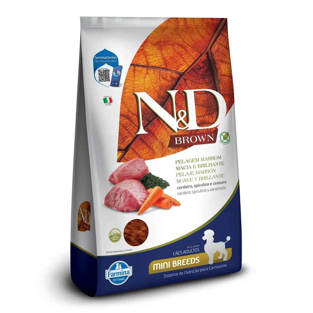 Ração N&D Brown Cães Adultos Mini