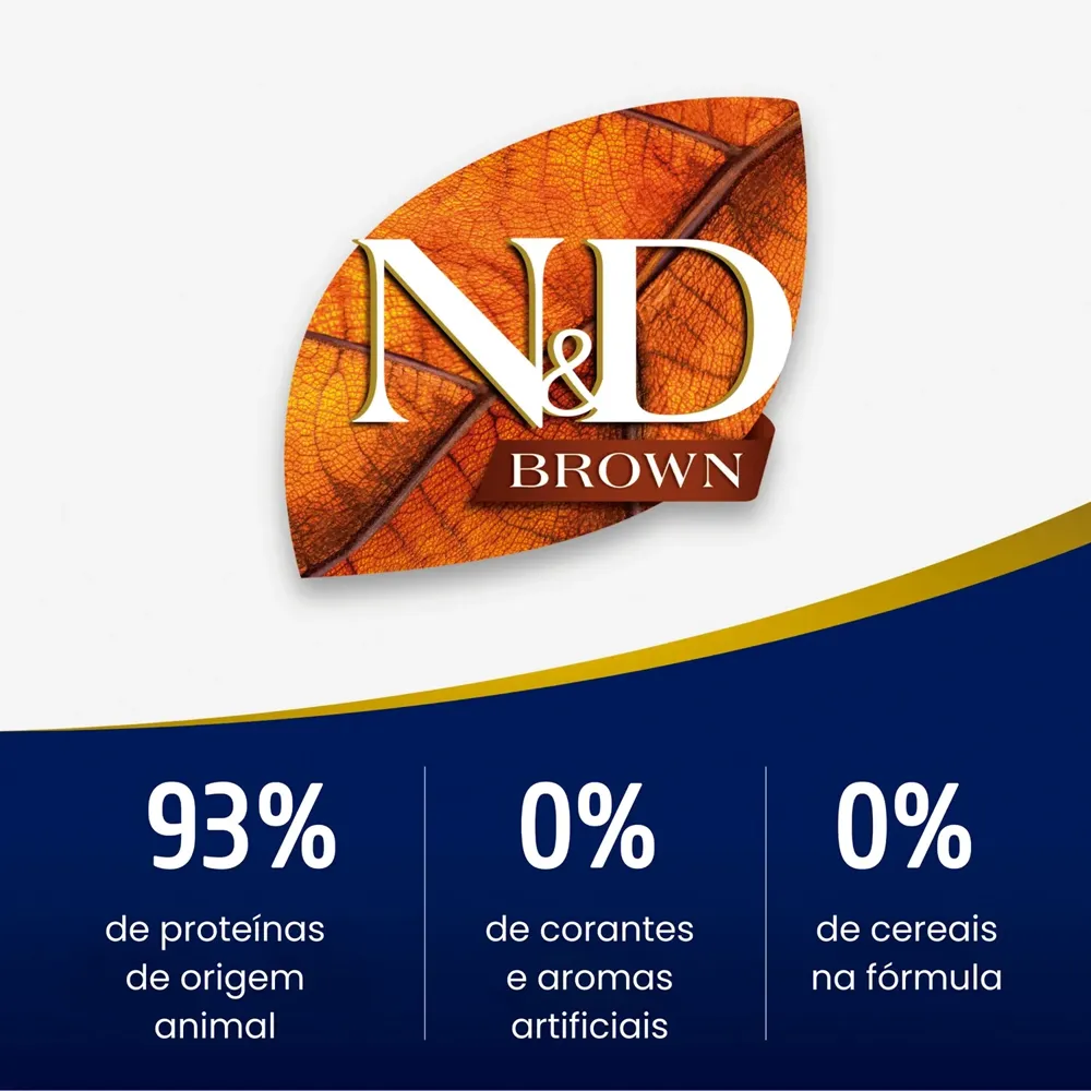 Ração N&D Brown Cães Adultos Mini — foto 4