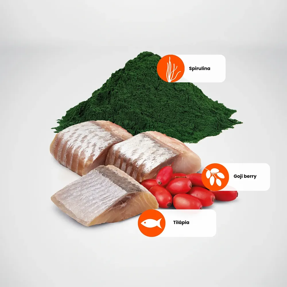 Ração N&D Spirulina Cães Adultos Mini Tilápia — foto 3