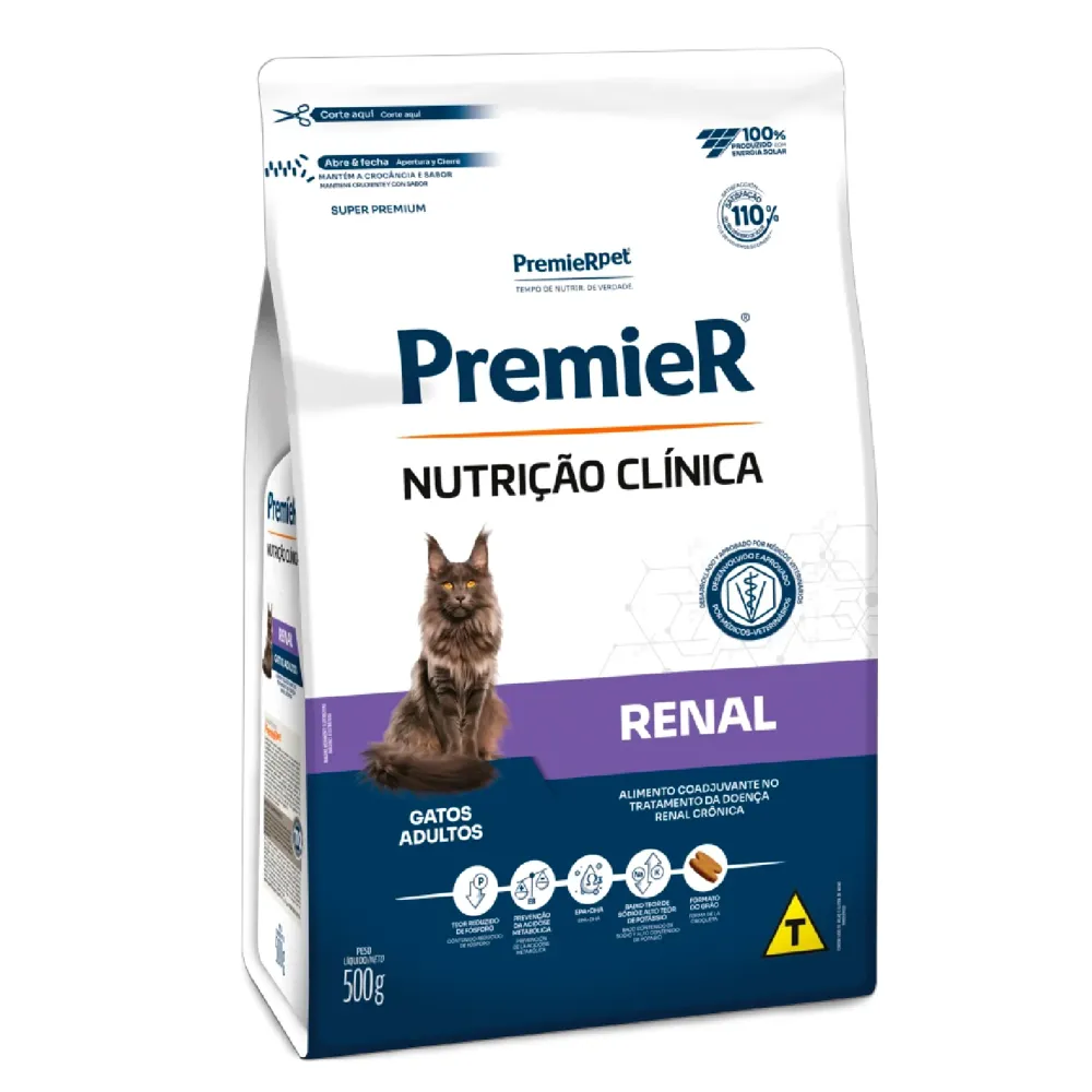 Ração Premier Nutrição Clínica Renal Gatos Adultos — foto 2