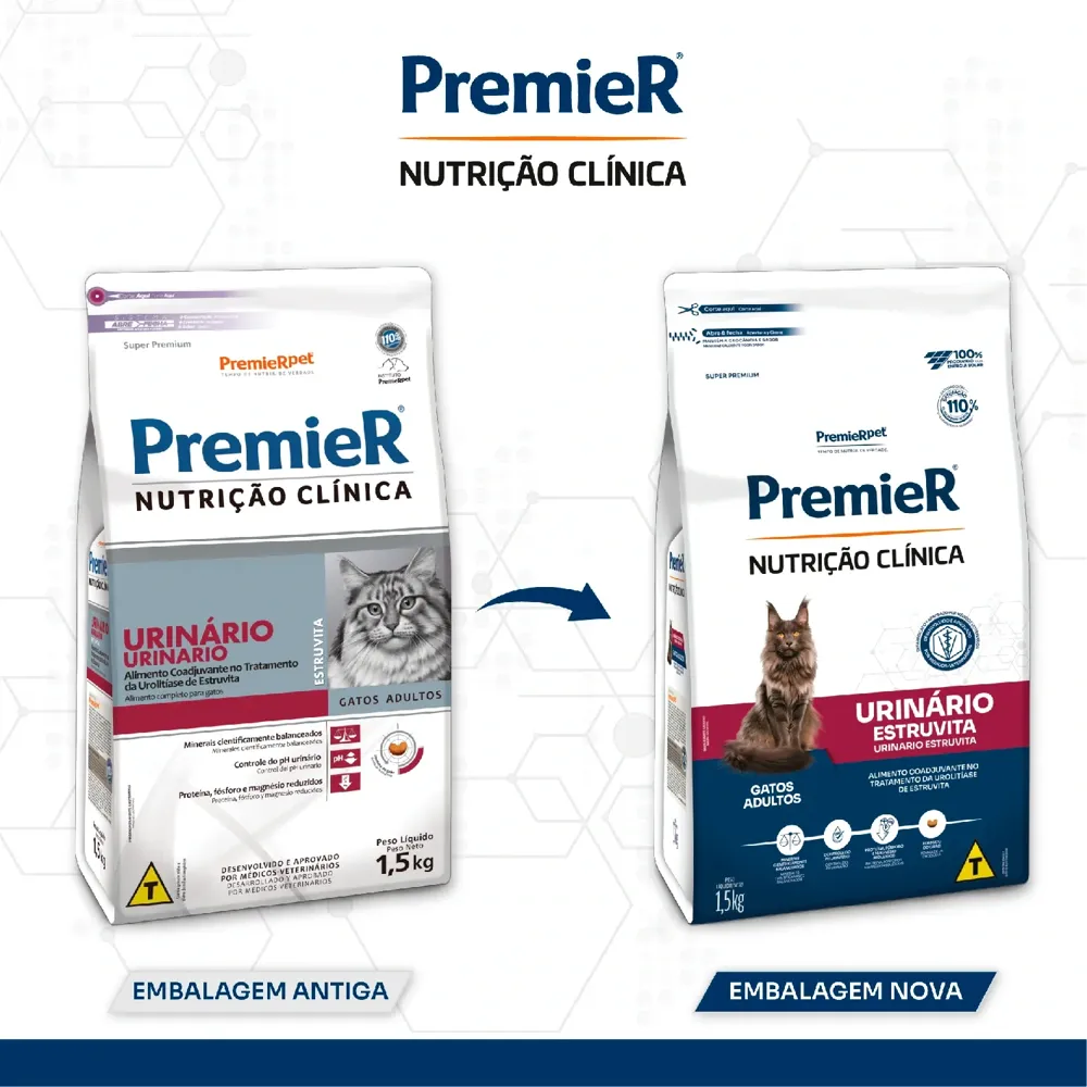 Ração Premier Nutrição Clínica Urinário Gatos Adultos — foto 3
