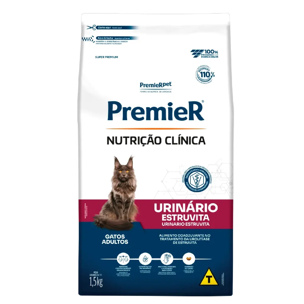 Ração Premier Nutrição Clínica Urinário Gatos Adultos — foto 4