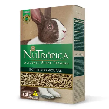 Ração Nutrópica Extrusada Natural para Coelhos Adultos