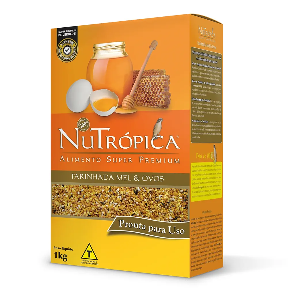 Ração Nutrópica Farinhada Mel e Ovos