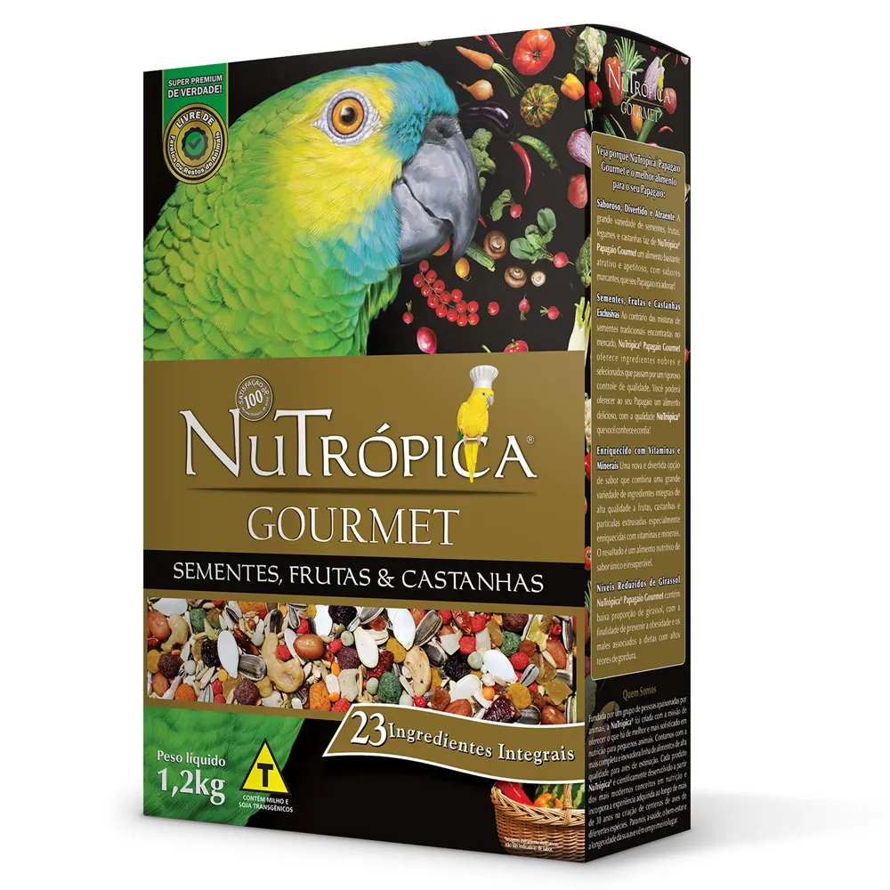 Ração Nutrópica Papagaio Gourmet — foto 2