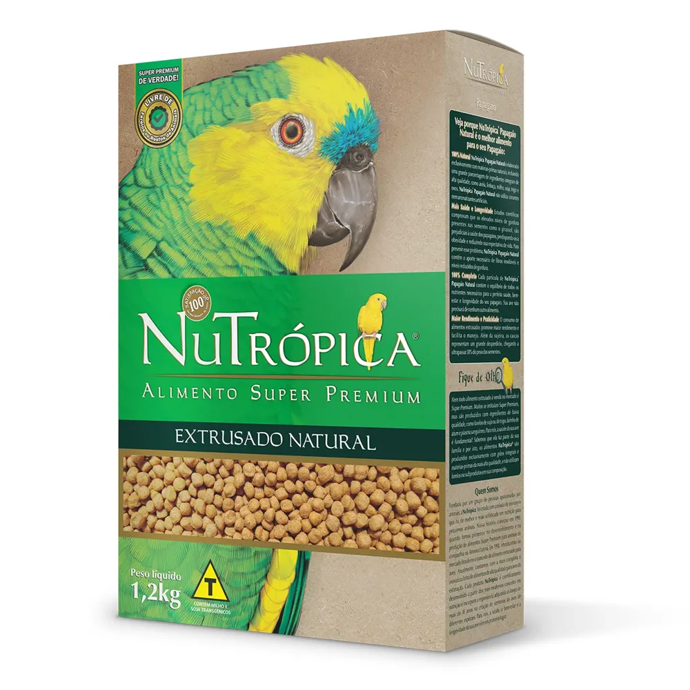 Ração Nutrópica Papagaios Extrusado Natural — foto 4