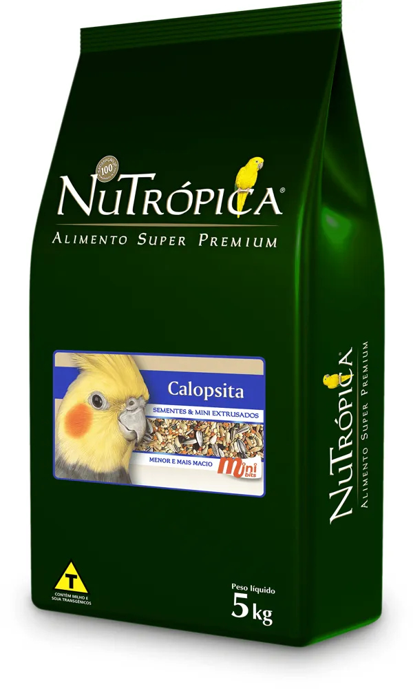Ração Nutrópica para Calopsita Seleção Natural Sementes e Extrusado Mini Bits — foto 3