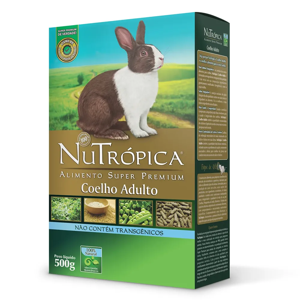 Ração Nutrópica para Coelho Adulto Super Premium