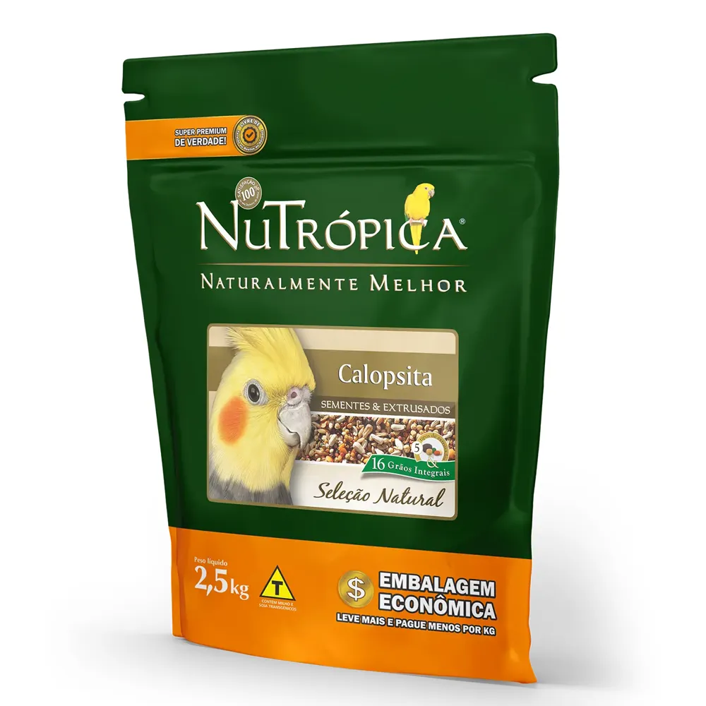 Ração Nutrópica Sementes e Extrusados Natural para Calopsitas — foto 4
