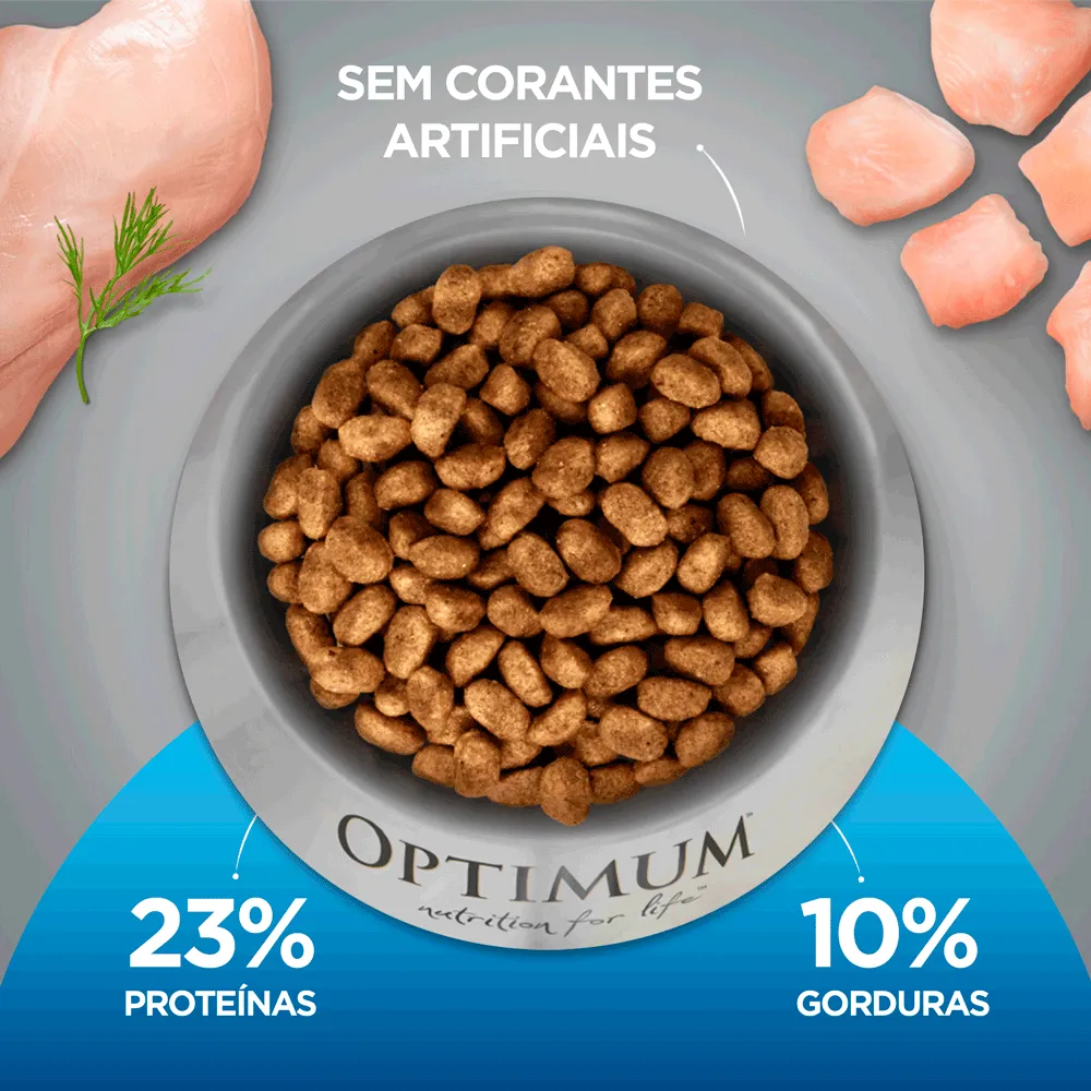 Ração Optimum para Cães Adultos Raças Médias e Grandes Frango e Arroz — foto 6