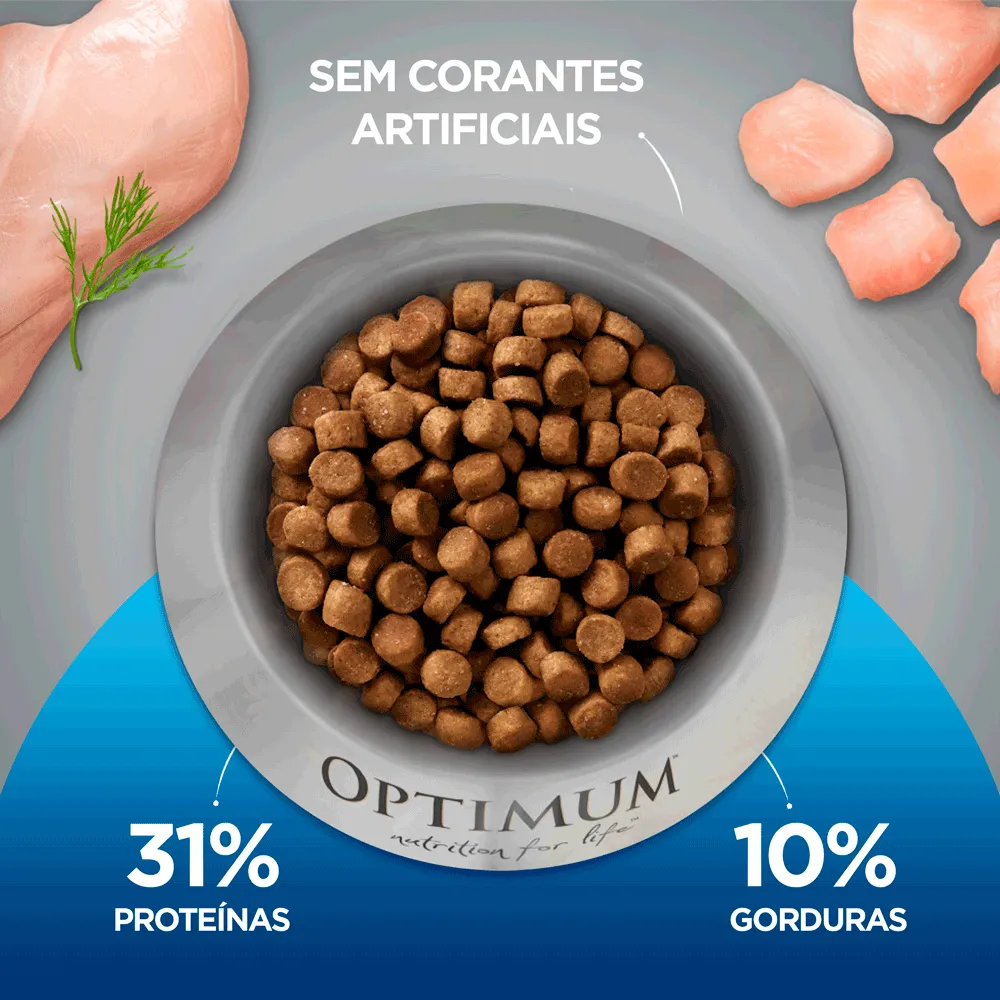 Ração Optimum para Gatos Adultos Castrados Frango — foto 6