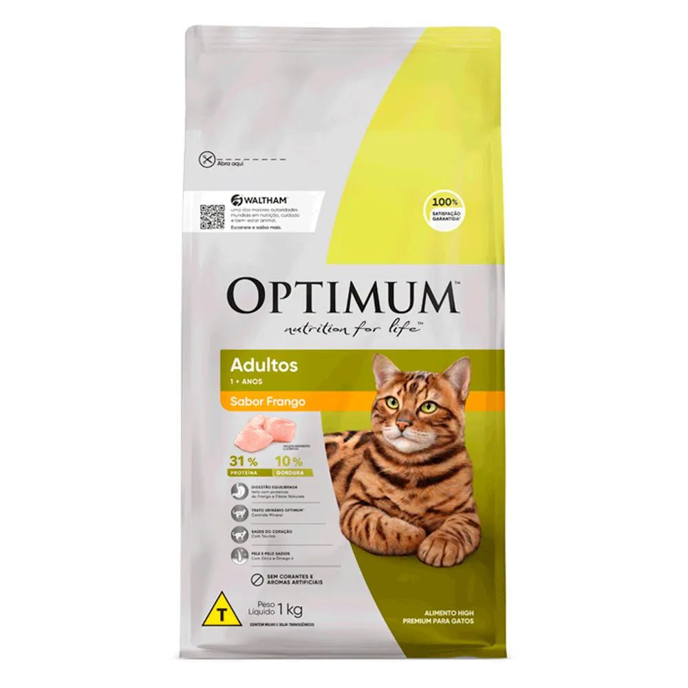 Ração Optimum para Gatos Adultos Frango — foto 2