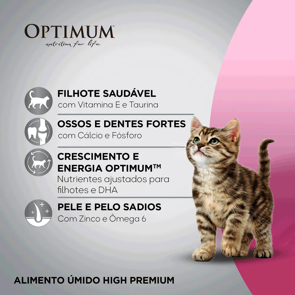 Ração Optimum para Gatos Filhotes Frango — foto 3