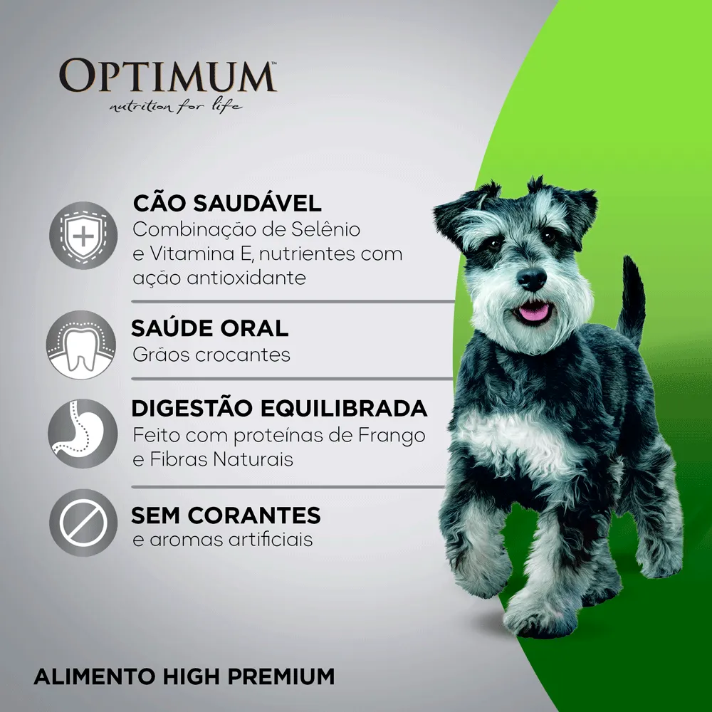 Ração Optimum para Cães Adultos Raças Pequenas e Minis Frango e Arroz — foto 4