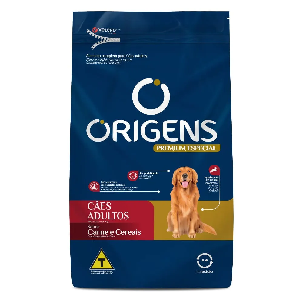 Ração Origens Cães Adultos Carne e Cereais — foto 4