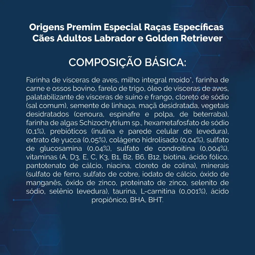Ração Origens Cães Adultos Raças Específicas Labrador e Golden — foto 6