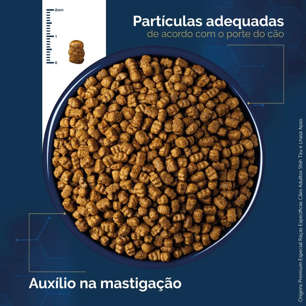 Ração Origens Cães Adultos Raças Específicas Shitzu e Lhasa — foto 4