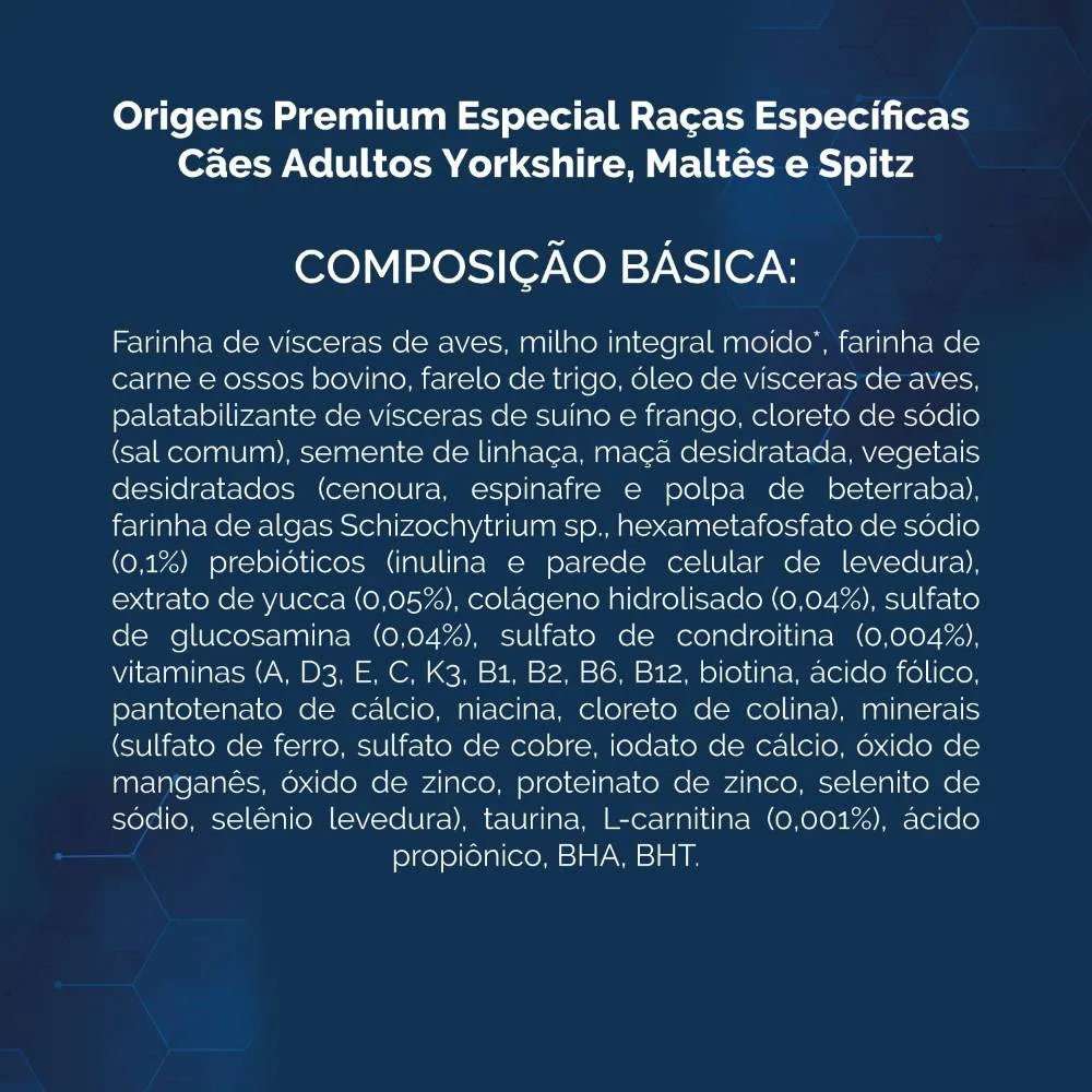 Ração Origens Cães Adultos Raças Específicas Yorkshire, Maltês e Spitz — foto 3