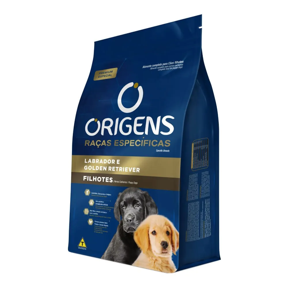 Ração Origens Cães Filhotes Raças Específicas Labrador e Golden — foto 2