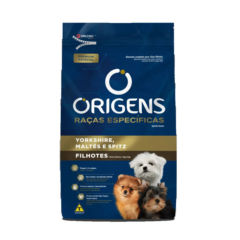 Ração Origens Cães Filhotes Raças Específicas Yorkshire, Maltês e Spitz — foto 2
