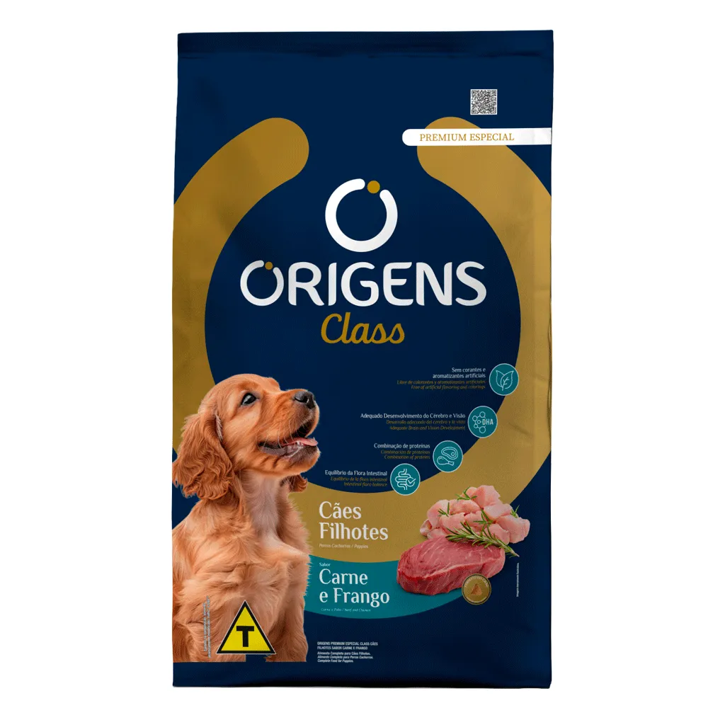 Ração Origens Class Cães Filhotes Carne e Frango — foto 4