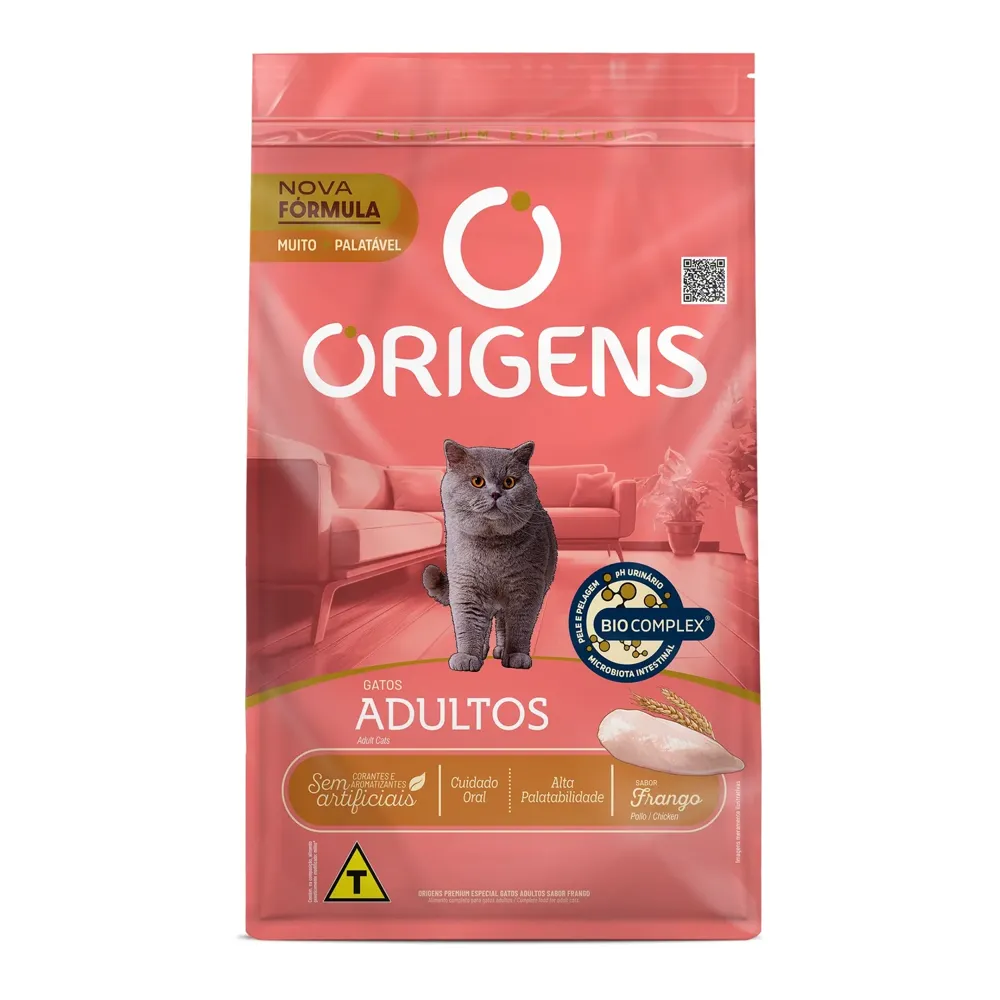 Ração Origens Gatos Adultos Frango — foto 2