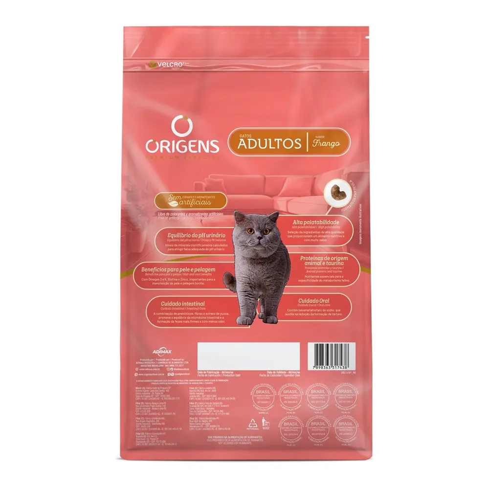 Ração Origens Gatos Adultos Salmão — foto 3